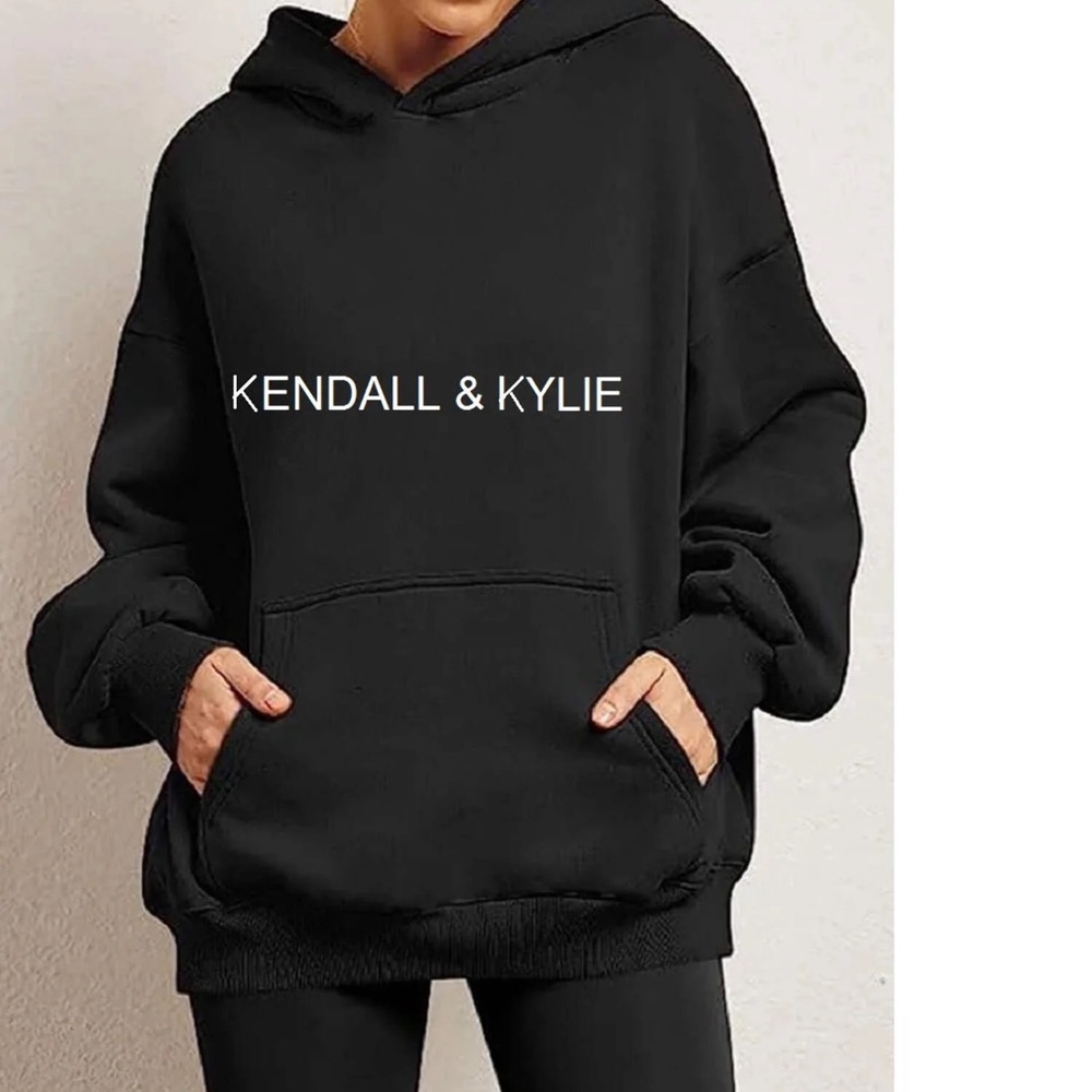 NWT Kendall & Kylie Classic Black Hoodie